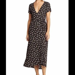 Billabong Women's Wrap Front Midi Length Dress
